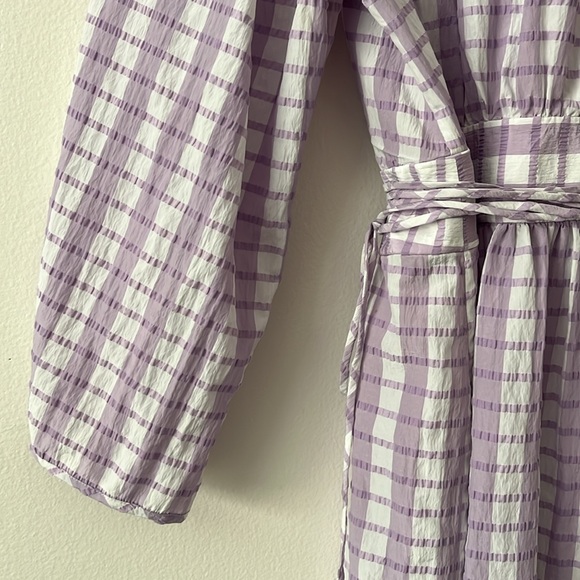 Baum und Pferdgarten Abylene Dress in Creamy Lilac Check size 38 - Picture 12 of 16